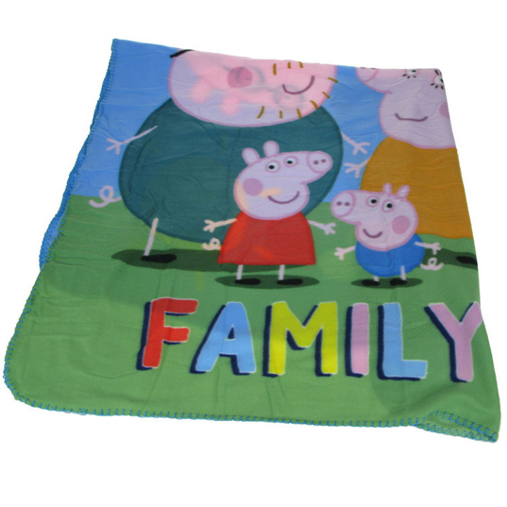 Koc polarowy Świnka Peppa 100cm x 140cm