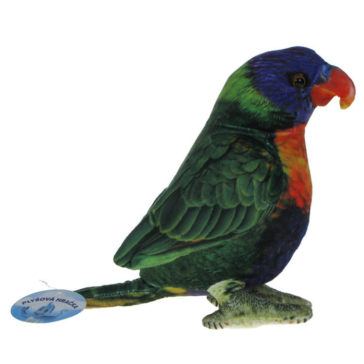 Barwne Zoo: Maskotka Papuga Lorysa górska 23cm