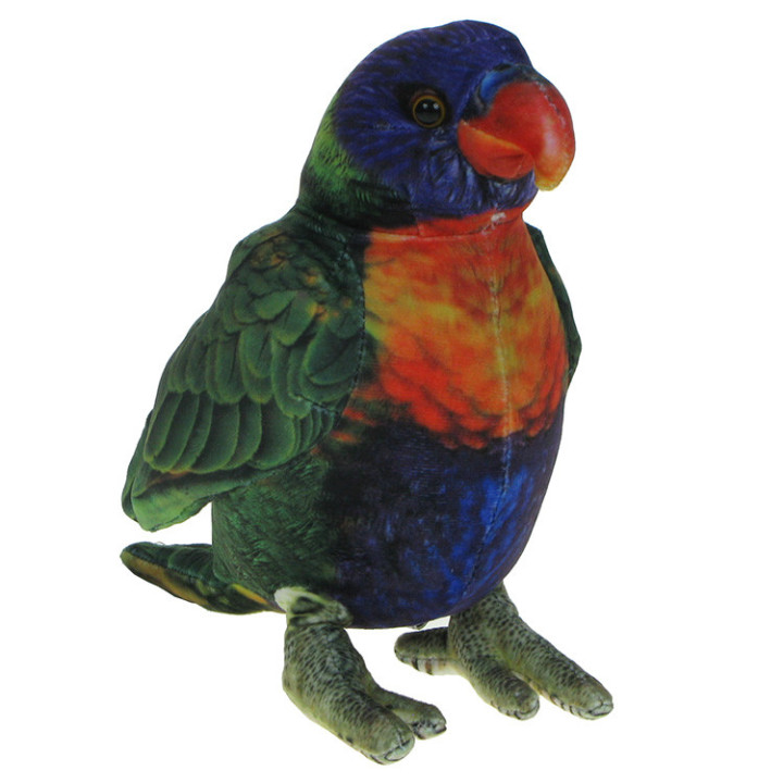 Barwne Zoo: Maskotka Papuga Lorysa górska 23cm