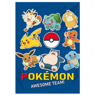 Koc pluszowy Pokemony 130cm x 160cm