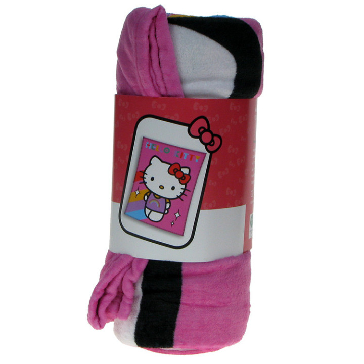 Koc pluszowy Kotka Hello Kitty 130cm x 160cm