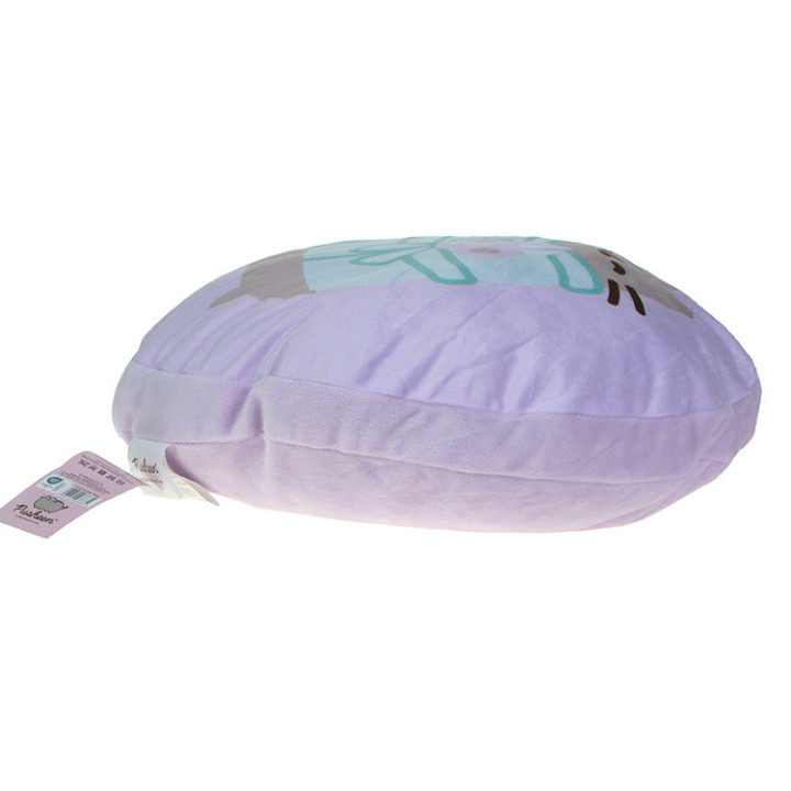 Pusheen - mięciutka poduszka welurowa: Pusheen w szlafroczku