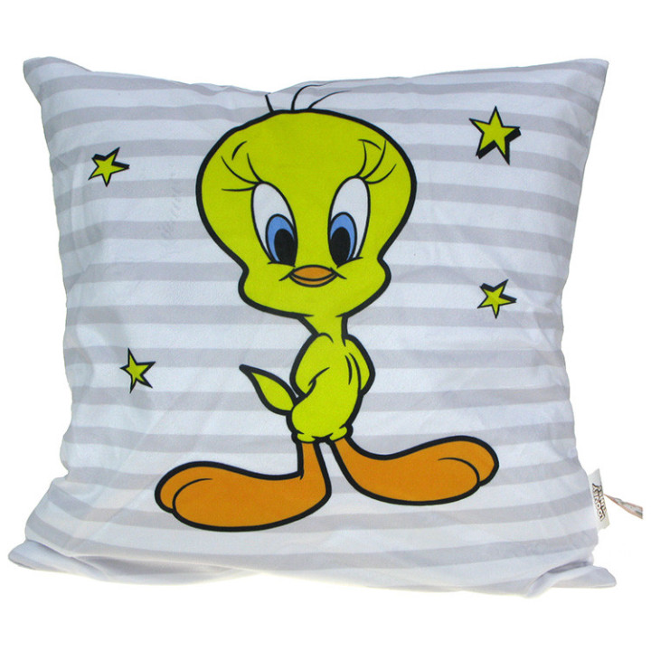 Looney Tunes (Zwariowane Melodie: Tweety) - miękka welurowa poduszka