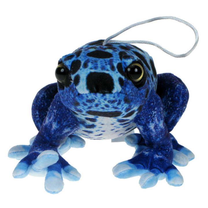 Pluszowe ZOO: Maskotka Żaba niebieska 18cm (drzewołaz niebieski)