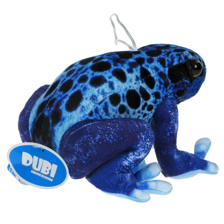Pluszowe ZOO: Maskotka Żaba niebieska 18cm (drzewołaz niebieski)
