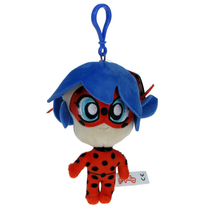 Miraculum - Biedronka i Czarny kot - breloczek: mini maskotka Marinette jako Biedronka