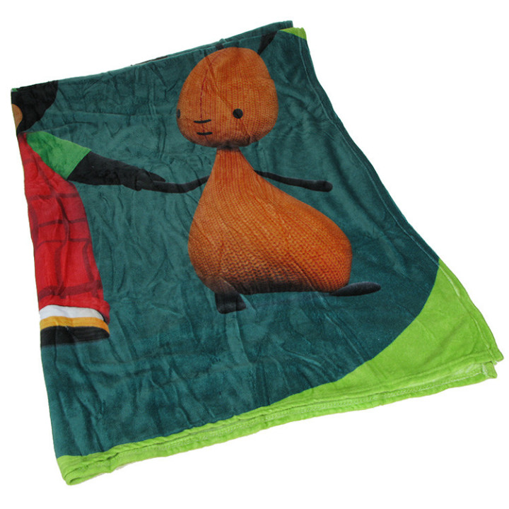 Koc pluszowy króliczek Bing: Bing i Flop 150cm x 200cm