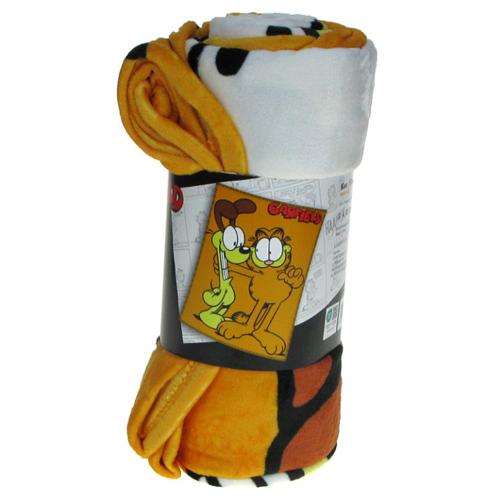 Koc pluszowy Garfield Garfield i Oddie 150cm x 200cm