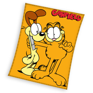 Koc pluszowy Garfield Garfield i Oddie 150cm x 200cm