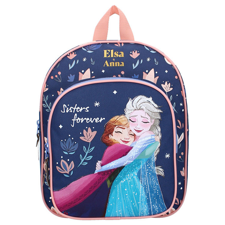 Plecak Frozen : Kraina Lodu z dużą kieszonką Anna i Elsa( Sister forever)