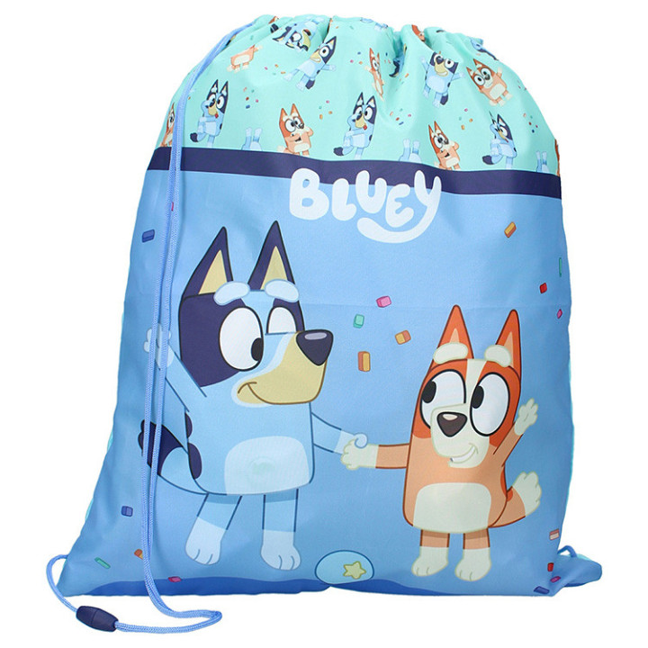 Worek sportowy, na plecy, na kapciuszki, na obuwie zmienne dla dzieci - Bluey (625-00294)