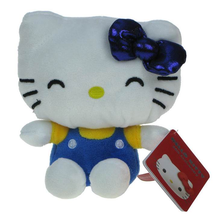 Hello Kitty - maskotka kotka Kitty 16cm (granatowa) 50 lecie kotki Hello Kitty