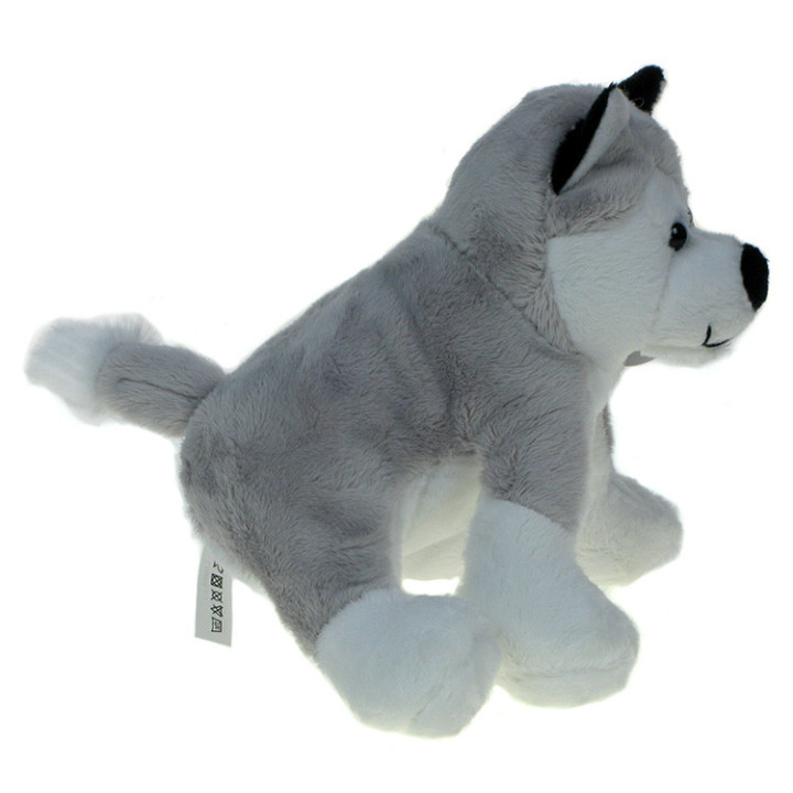 Maskotka Pies husky siedzący 16cm