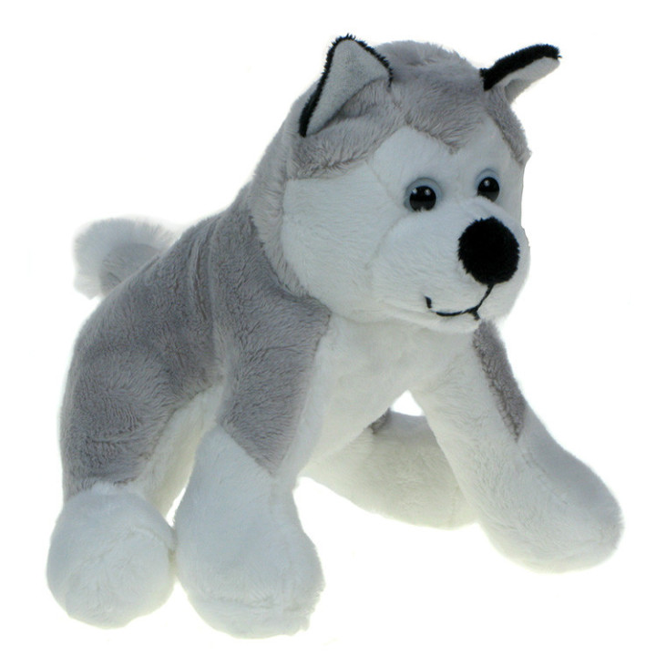 Maskotka Pies husky siedzący 16cm