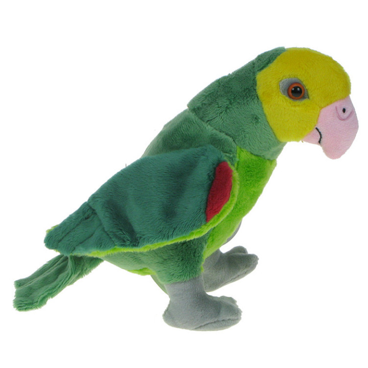 Maskotka Papuga zielona (Amazonka) 18cm