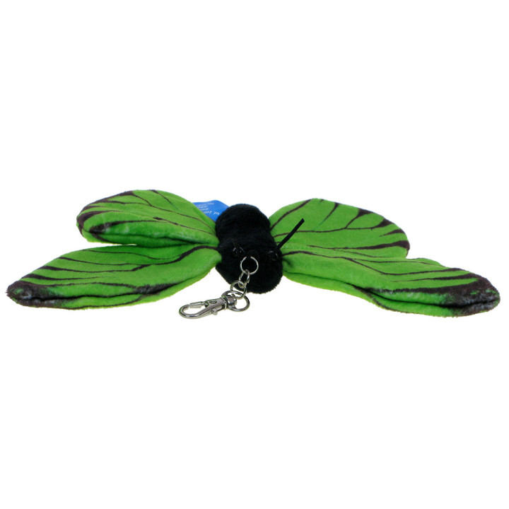 Maskotka (breloczek) Motyl zielony 18cm