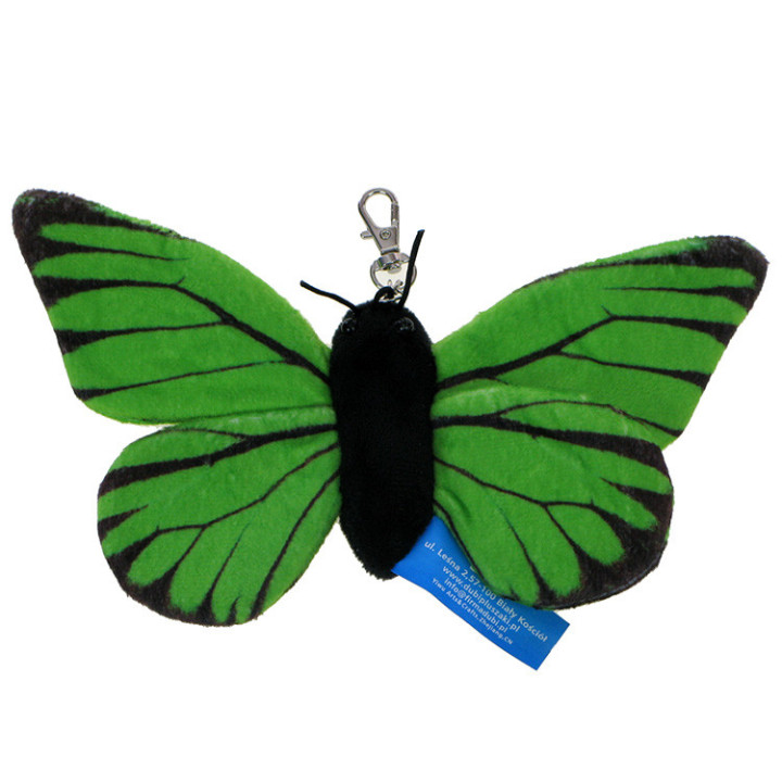 Maskotka (breloczek) Motyl zielony 18cm