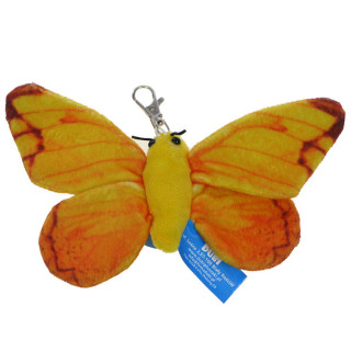 Maskotka (breloczek) Motyl żółty 18cm