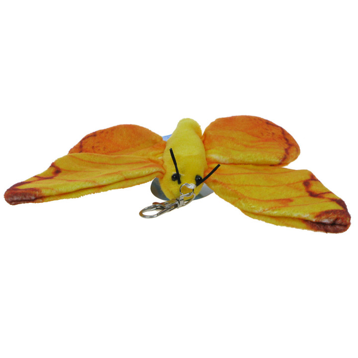 Maskotka (breloczek) Motyl żółty 18cm