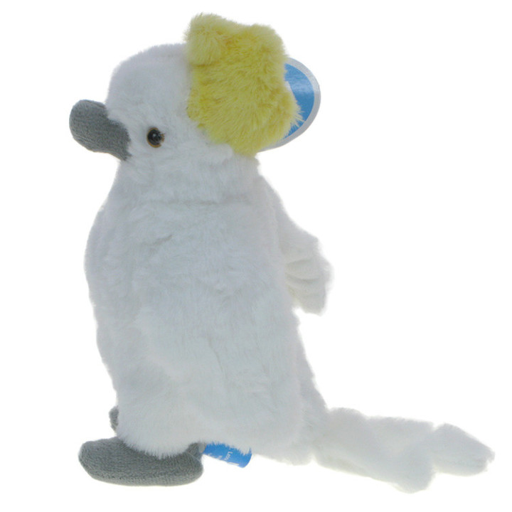 Maskotka Kakadu żółtoczuba 18cm