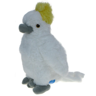 Maskotka Kakadu żółtoczuba 18cm