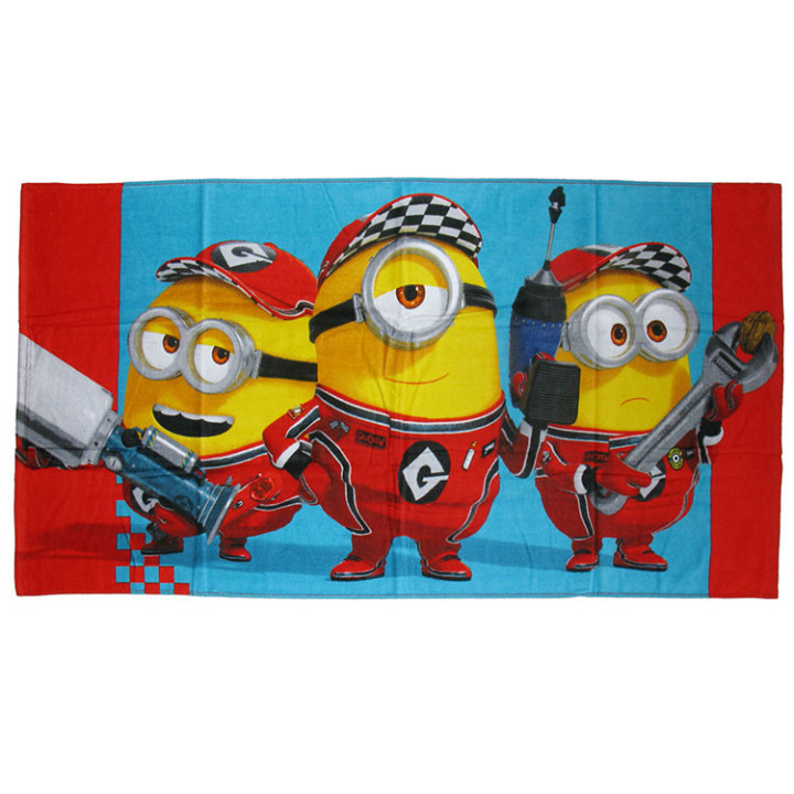 Ręcznik kąpielowy, plażowy Minionki 4