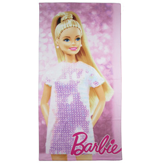 Ręcznik plażowy, kąpielowy (Fast Dray) Barbie