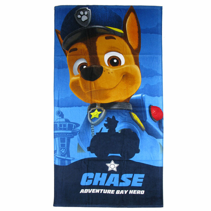 Ręcznik kąpielowy, plażowy Psi Patrol Chase (40626)