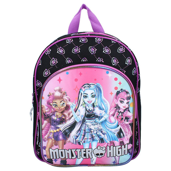 Plecak Monster High z dużą kieszonką