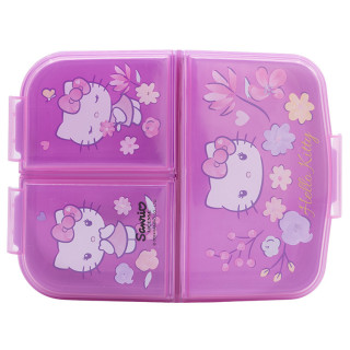 Śniadaniówka trzykomorowa Hello Kitty