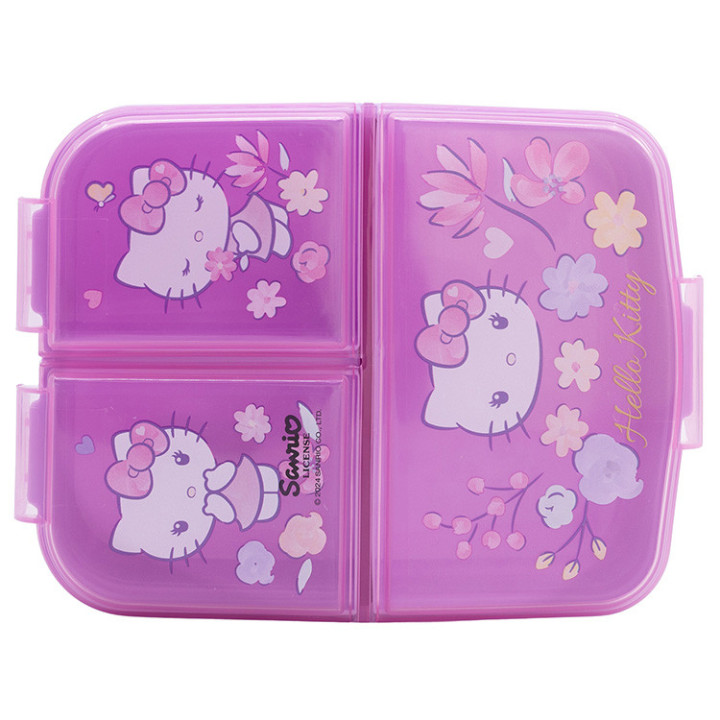 Śniadaniówka trzykomorowa Hello Kitty