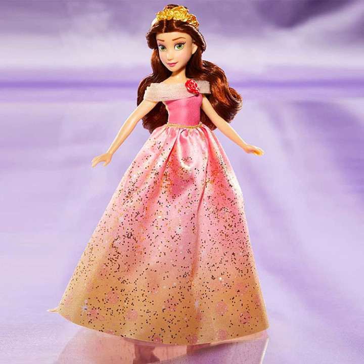 Disney Princess Księżniczki - Hasbro: lalka księżniczka Bella (Mix & Match) 10 stylizacji F4625