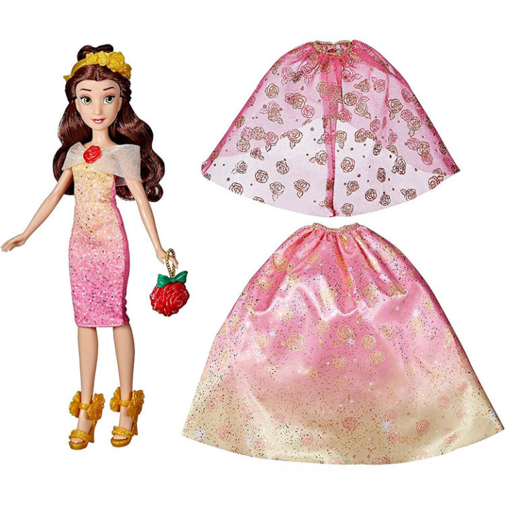Disney Princess Księżniczki - Hasbro: lalka księżniczka Bella (Mix & Match) 10 stylizacji F4625
