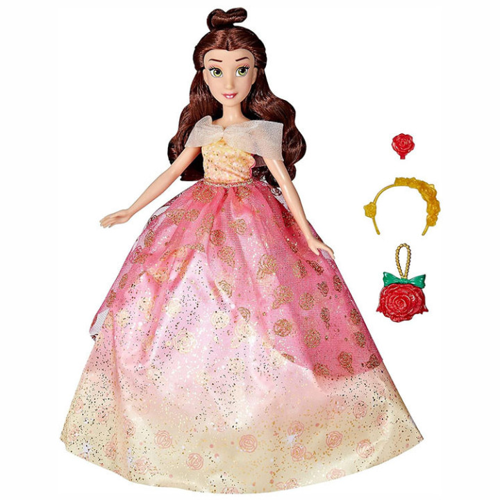 Disney Princess Księżniczki - Hasbro: lalka księżniczka Bella (Mix & Match) 10 stylizacji F4625