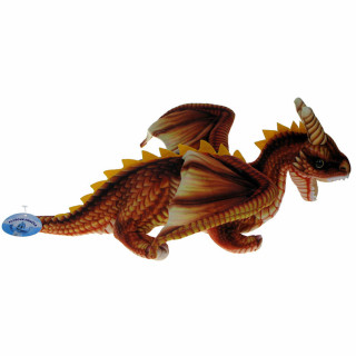 Barwne Fanatstyczne Zoo: Maskotka Smok pomarańczowy 48cm