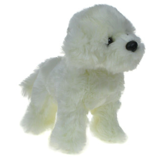 Maskotka Piesek Maltańczyk stojący 27cm