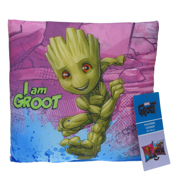 Marvel (Strażnicy Galaktyki) Groot - Dwustronna poduszka polarkowa
