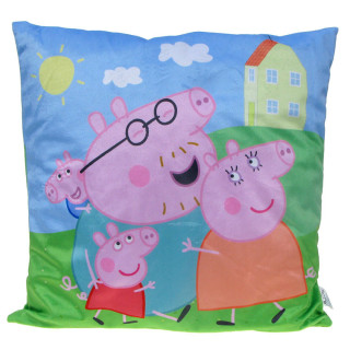 Świnka Peppa - miękka welurowa poduszka