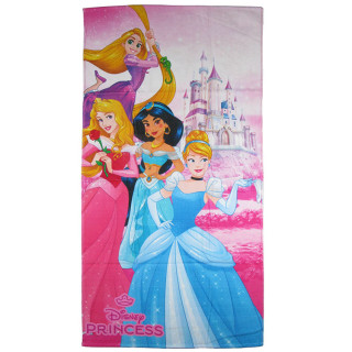Ręcznik kąpielowy, plażowy Księżniczki Disney'a 140cm x 70cm