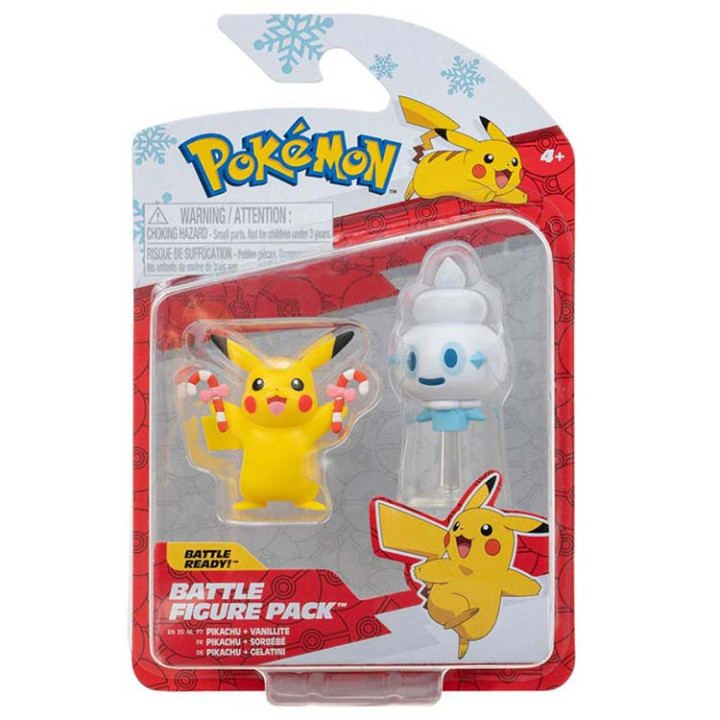 Pokemon - komplet 2 figurek - 48107 Pikachu + Vanillite