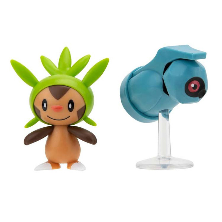 Pokemon - komplet 2 figurek - 48093 Chespin + Beldum