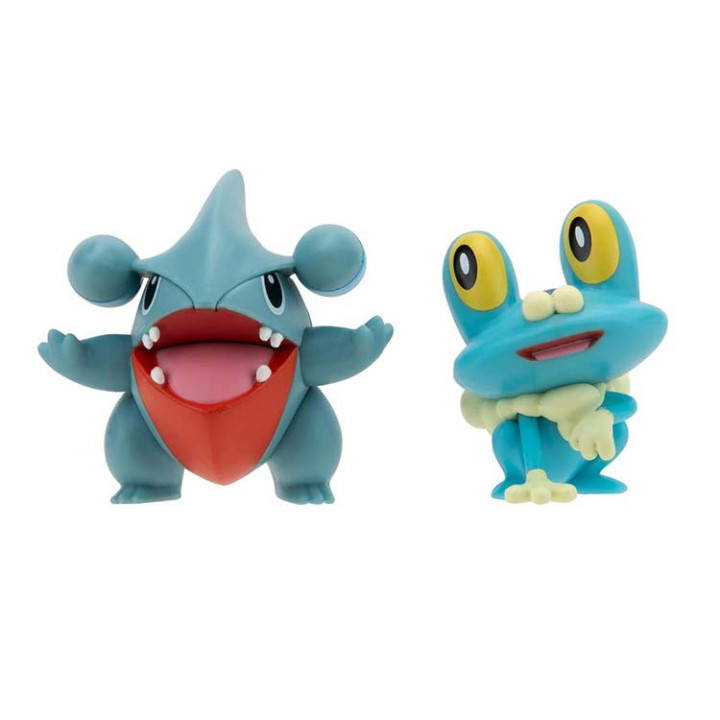 Pokemon - komplet 2 figurek - 48092 Froakie + Gible