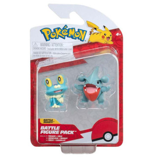 Pokemon - komplet 2 figurek - 48092 Froakie + Gible