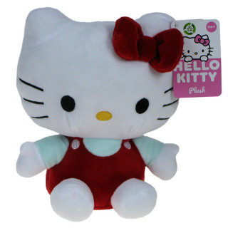 Hello Kitty and Friends - maskotka kotka Hello Kitty 23cm czerwona