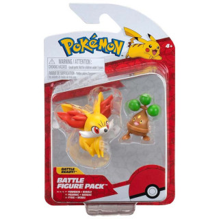 Pokemon - komplet 2 figurek - 48091 Fennekin + Bonsly
