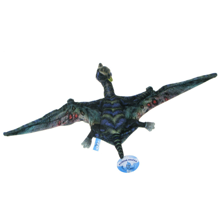 Barwne Prehistoryczne Zoo: Maskotka dinozaur Pterozaur 60cm