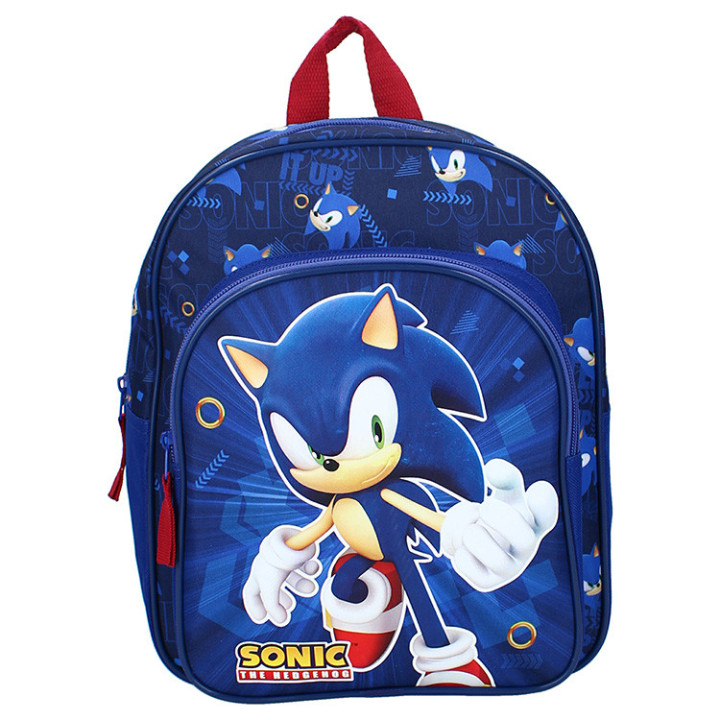 Plecak Sonic "Still Unstoppable" z dużą kieszonką