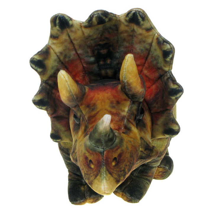 Barwne Prehistoryczne Zoo: Maskotka dinozaur Triceratops 47cm