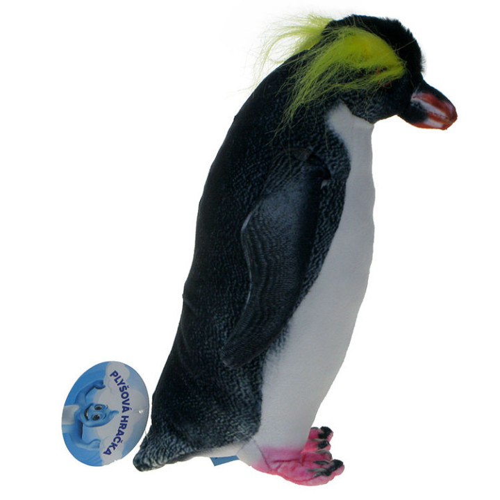 Barwne Zoo: Maskotka pingwin skalny 23cm