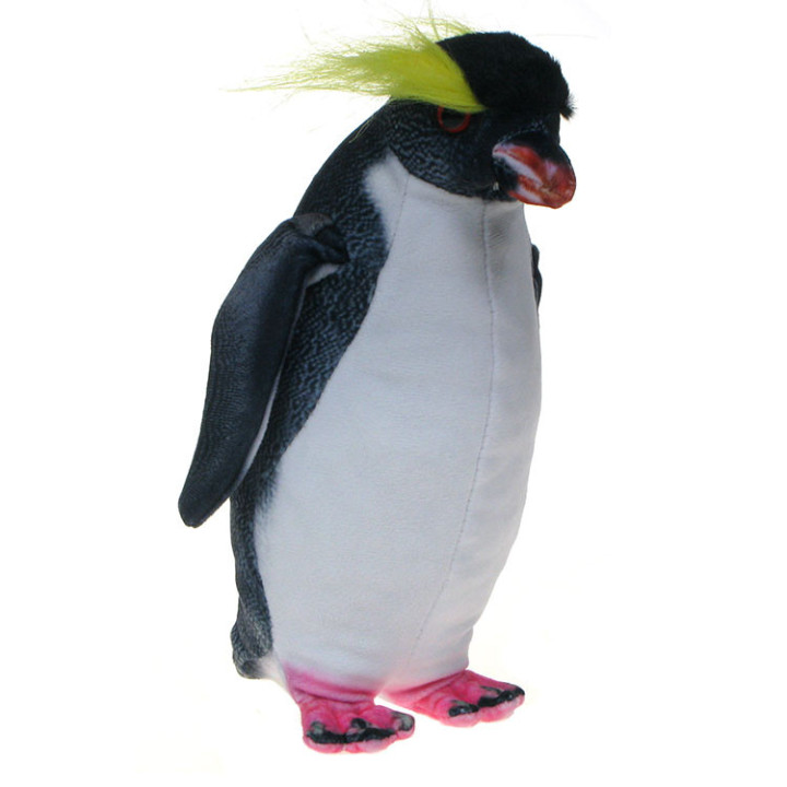Barwne Zoo: Maskotka pingwin skalny 23cm